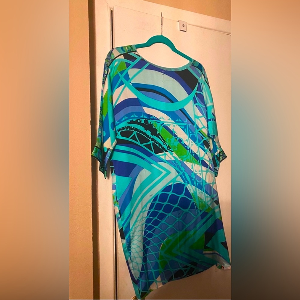 VINTAGE Emilio Pucci brand new gorgeous Silk dress. SIZE 8/10. Brand new